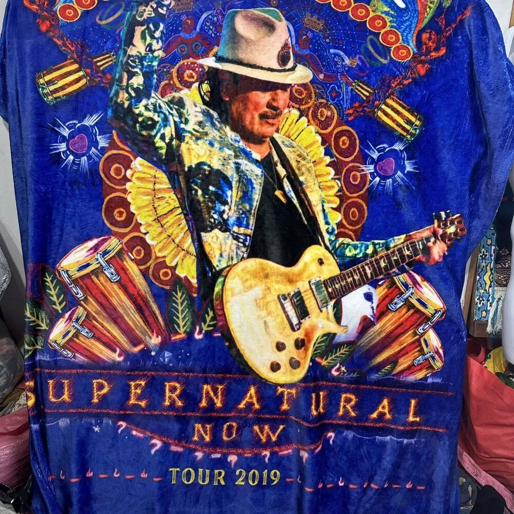 Santana 2019 Supernatural Now Tour Blanket VIP Merchandise 48